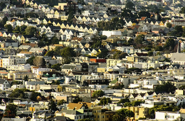Photo of dense housing